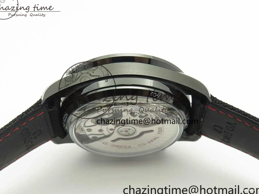 0318 Premium Speedmaster “Dark Side of The Moon” Real Ceramic OMF 1:1 Best Edition on Nylon Strap A 7977